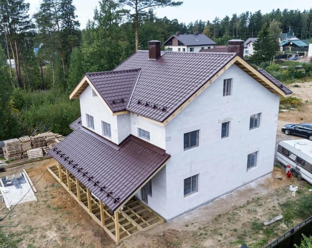 Дом из газобетона